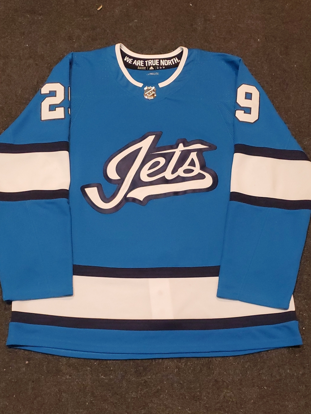 NHL Authentic Adidas Climalite Winnipeg Jets Patrick Laine Aviator Jersey...🏒✈️